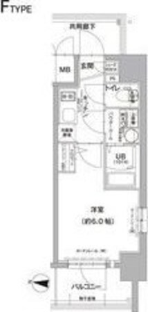 エスリード大阪梅田リュクスの物件間取画像